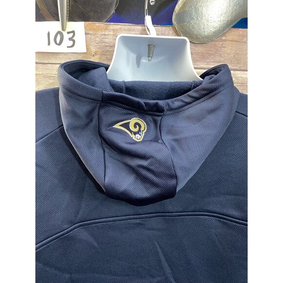 Vintage 90s Y2K NFL St Louis Los Angeles Rams Coat Jacket Puffer Size 2XL - Picture 6 of 13